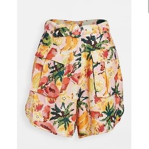 FARM Rio Frutas Linen Shorts - NWT - Large